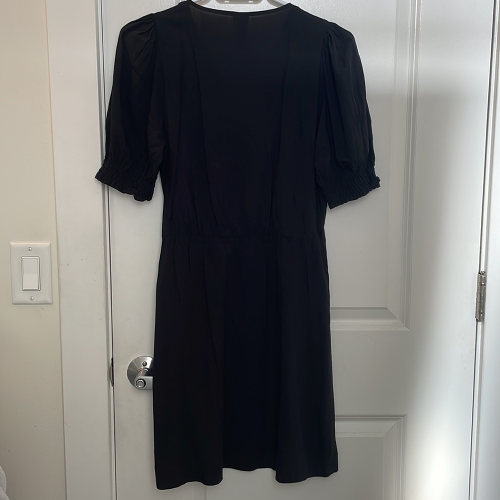H&M Black Puffy Sleeves Dress XS. Never worn - excellent condition. - Picture 4 of 5